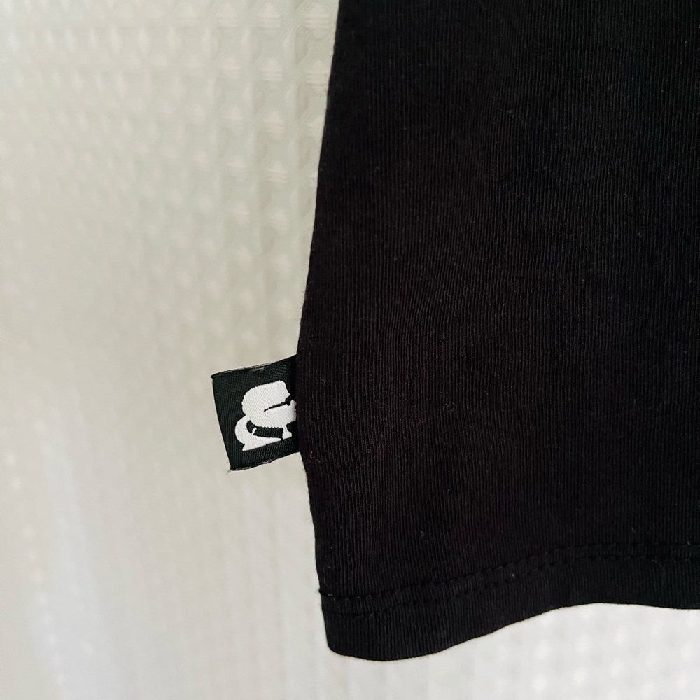 Karl Lagerfeld Black Tee with Pink Graphic - Picture 3 of 5